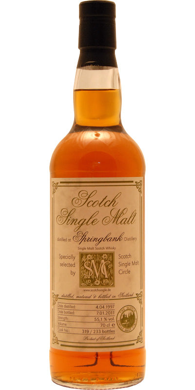 Springbank 1997 Scotch Single Malt Circle (MC) 13 Year Old at CaskCartel.com
