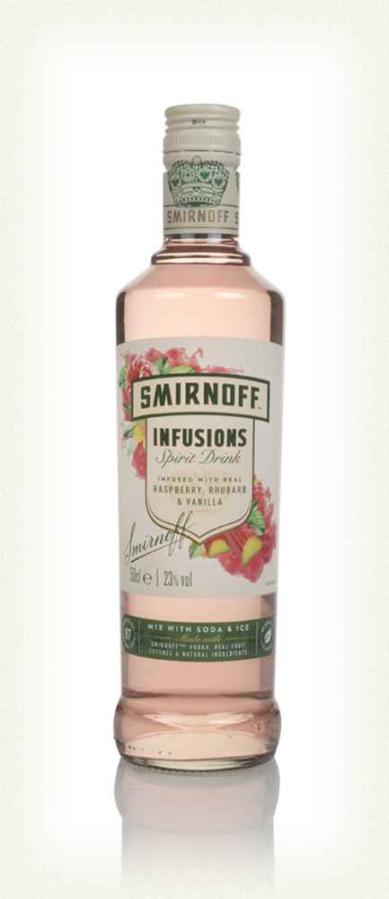 Smirnoff Infusions Raspberry, Rhubarb & Vanilla Spirit | 500ML