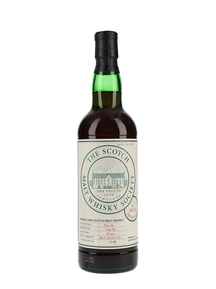SMWS 30.25 (Glenrothes) 1966 31 Year Old Sherry Cask Speyside Single Malt Scotch Whisky | 700ML