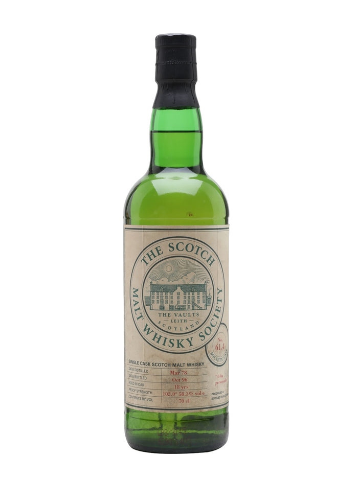 SMWS 61.4 (Brora) 1978 18 Year Old Highland Single Malt Scotch Whisky | 700ML