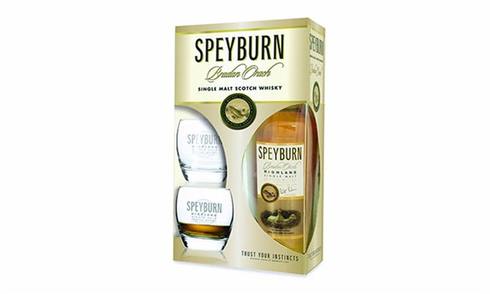 Speyburn Bradan Orach Single Malt Scotch Whisky With 2 Glass