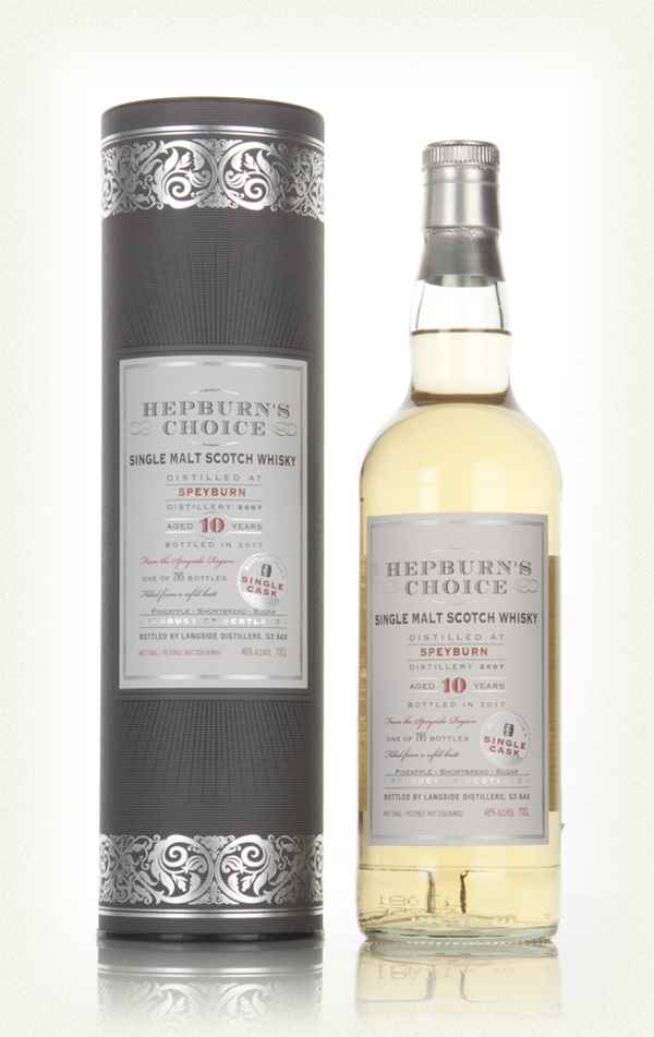 Speyburn 10 Year Old 2007 - Hepburn's Choice (Langside) Single Malt Whiskey | 700ML