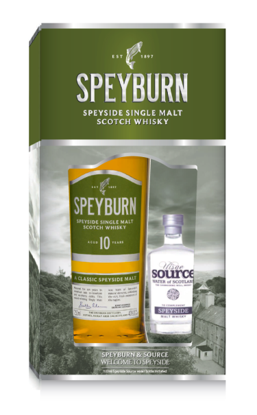 Speyburn 10 Year Single Malt Scotch Whisky With Source Water