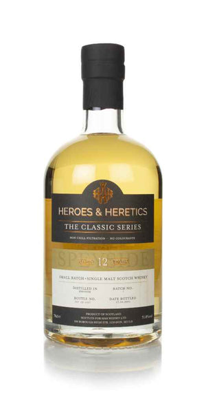 Speyside 12 Year Old - The Classic Series (Heroes & Heretics) Whisky | 700ML at CaskCartel.com