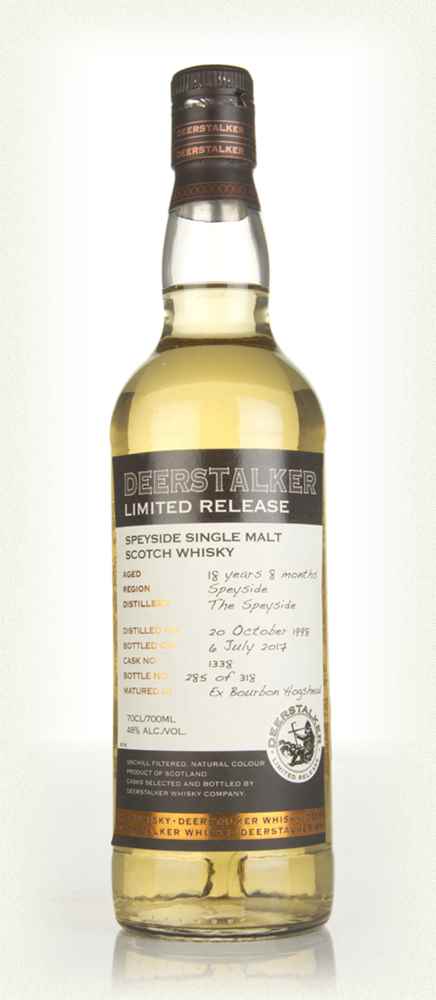 Speyside 18 Year Old 1998 (cask 1338) - Deerstalker Limited Release Single Malt Whiskey | 700ML