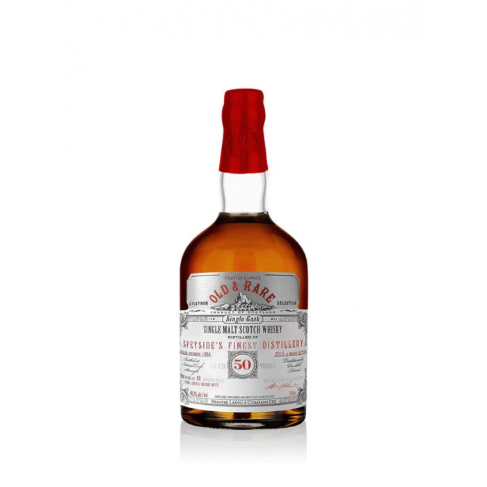 Probably Speyside's Finest Distillery 50 Year Old 1964 - Old & Rare Platinum Single Malt Scotch Whisky