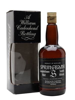 Springbank 1952 35 Year Old Cadenhead's Campbeltown Single Malt Scotch Whisky | 700ML at CaskCartel.com