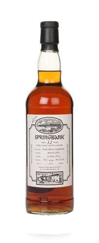 Springbank 12 Year Old 2000 Open Day 2012 Scotch Whisky | 700ML at CaskCartel.com