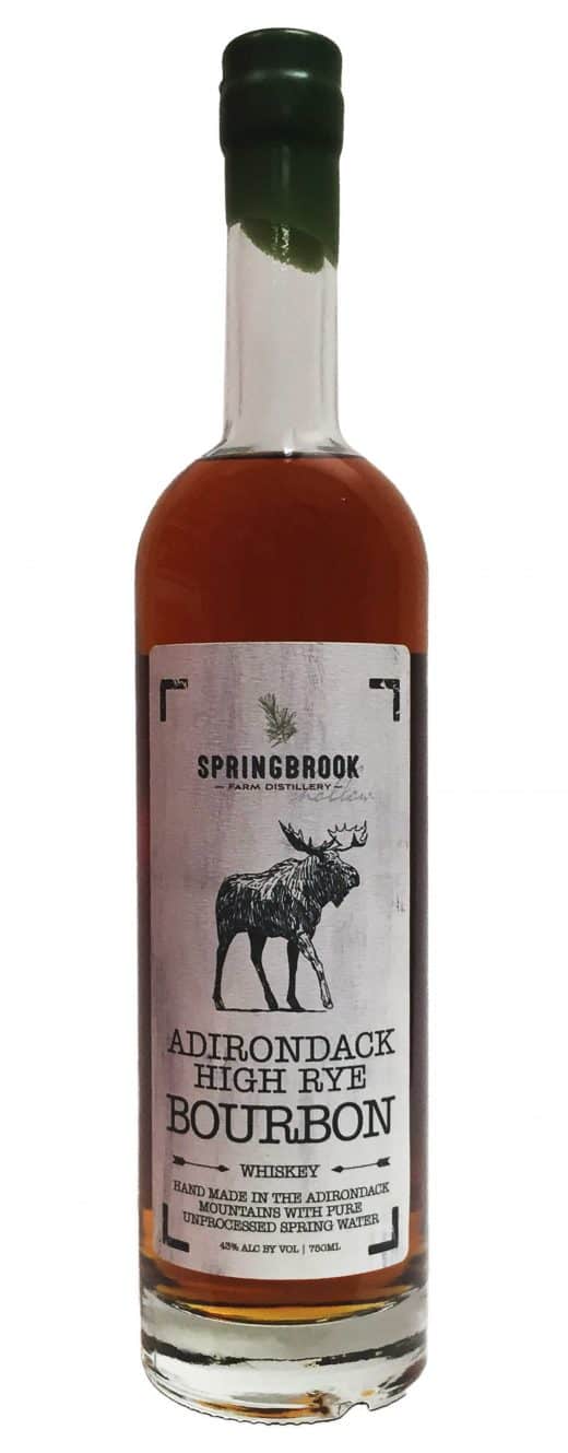 Springbrook Farm Distillery Adirondack High Rye Straight Bourbon Whiskey