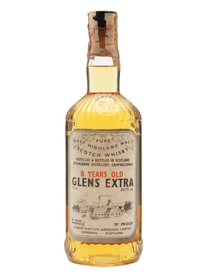 Glens Extra (Springbank) 8 Year Old Bot.1960s Campbeltown Single Malt Scotch Whisky | 700ML at CaskCartel.com