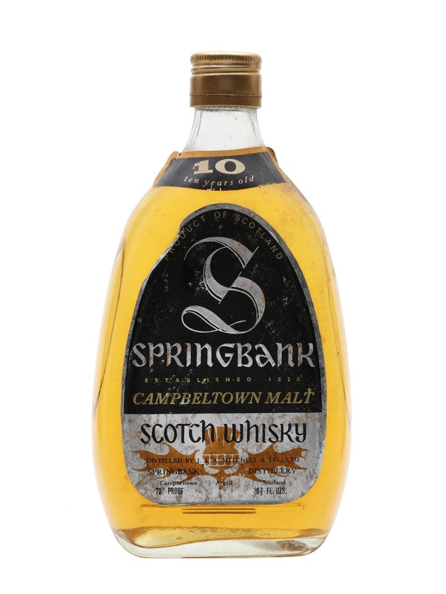 Springbank 10 Year Old Bot.1970s Campbeltown Single Malt Scotch Whisky | 700ML at CaskCartel.com