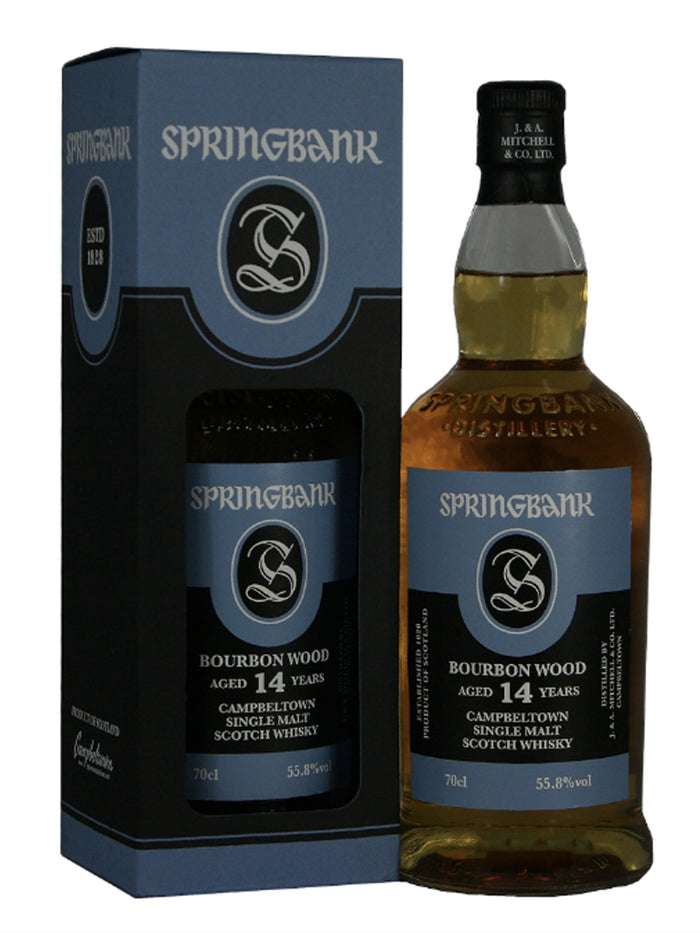Springbank 14 Year Old Bourbon Wood Campbeltown Single Malt Scotch Whisky