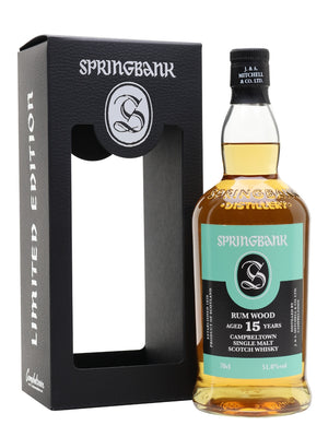 Springbank 15 Year Old Rum Cask Bottled 2019 Campbeltown Single Malt Scotch Whisky - CaskCartel.com