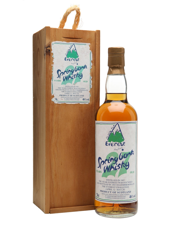 Springbank 1965 Bot.1993 EverestCampbel town Single Malt Scotch Whisky | 700ML at CaskCartel.com