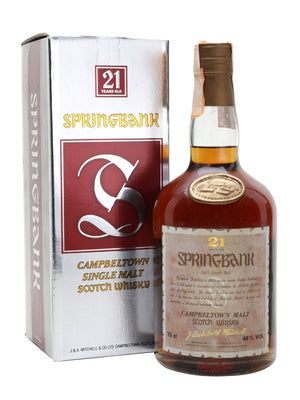 Springbank 21 Year Old Bot.1980s Campbeltown Single Malt Scotch Whisky | 700ML at CaskCartel.com