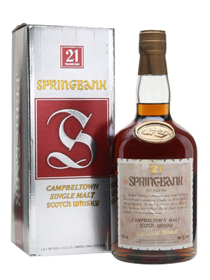 Springbank 21 Year Old Bottled 1980 Campbeltown Single Malt Scotch Whisky - CaskCartel.com