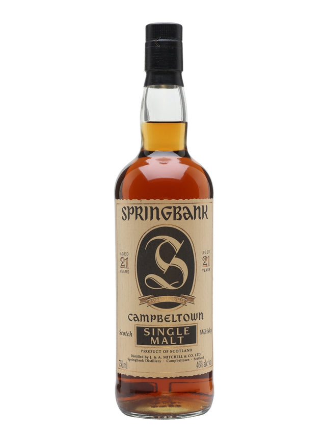 Springbank 21 Year Old (Bottled 1990s) (Proof 92) Scotch Whisky | 700ML at CaskCartel.com
