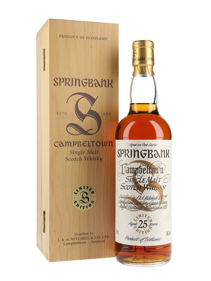 Springbank 25 Year Old Sherry Cask Millennium Series Campbeltown Single Malt Scotch Whisky | 700ML
