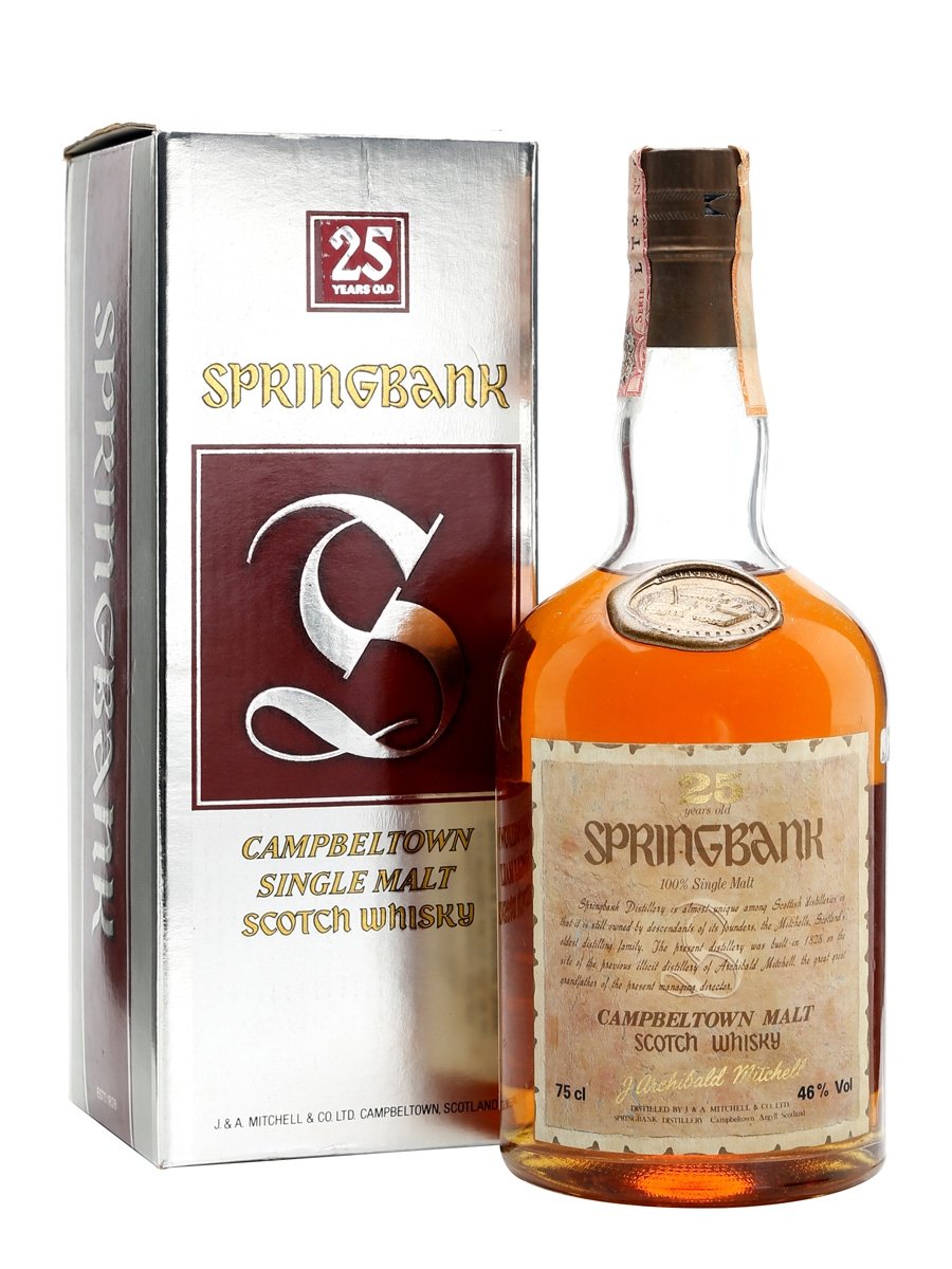 Springbank 25 Year Old Bot.1980s Campbeltown Single Malt Scotch Whisky | 700ML at CaskCartel.com