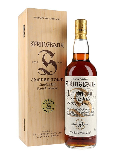 Springbank 30 Year Old Sherry Cask Millennium Series Campbeltown Single Malt Scotch Whisky | 700ML at CaskCartel.com