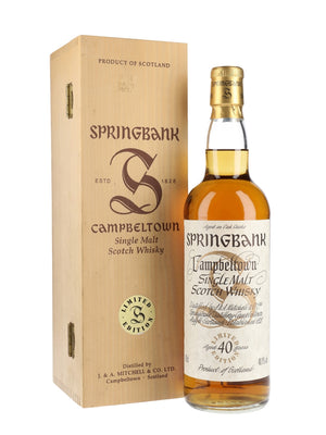 Springbank 40 Year Old Millennium Series Campbeltown Single Malt Scotch Whisky | 700ML at CaskCartel.com