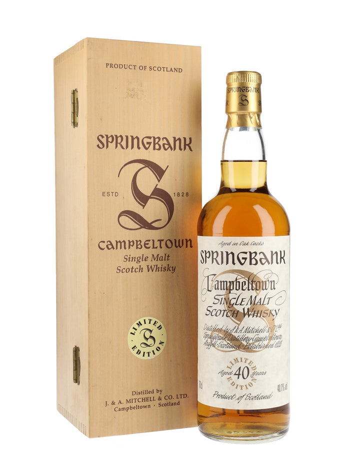 Springbank 40 Year Old Millennium Series Campbeltown Single Malt Scotch Whisky | 700ML
