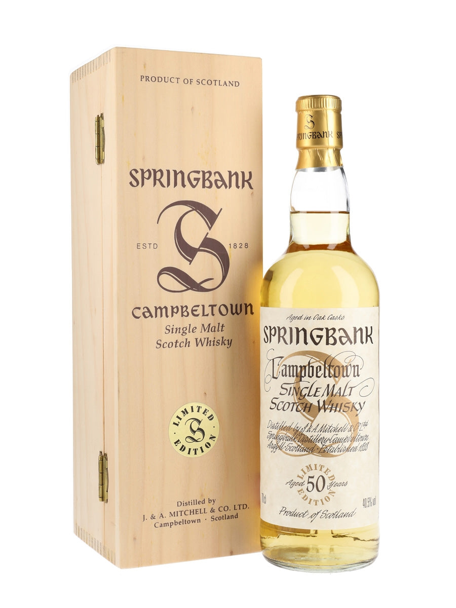 Springbank 50 Year Old Millennium Series Campbeltown Single Malt Scotch Whisky | 700ML at CaskCartel.com