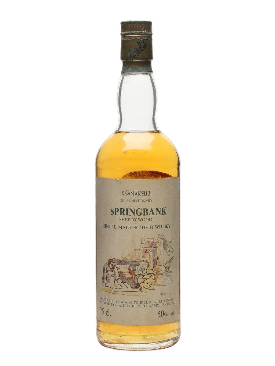 Springbank 1980 (Bottled 1988) Samaroli 20th Anniversary Scotch Whisky at CaskCartel.com