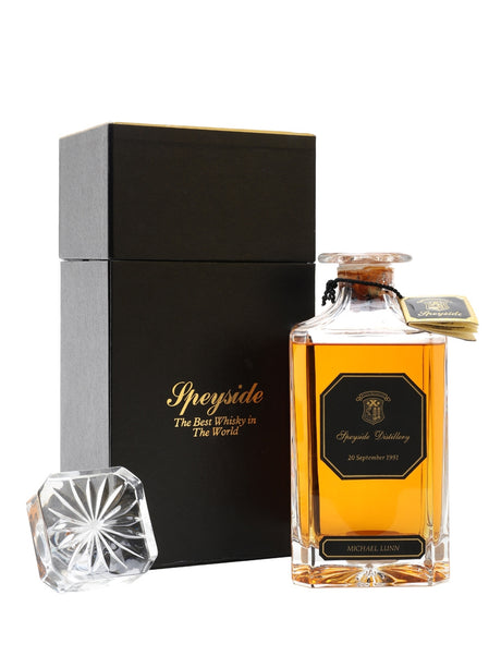 Speyside 1991Crystal Decanter Bottled for Michael Lunn Speyside Single Malt Scotch Whisky | 700ML at CaskCartel.com