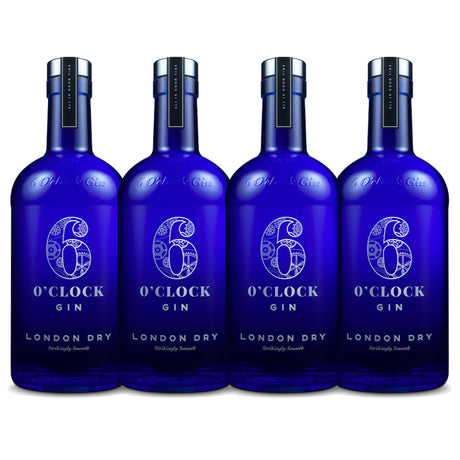 6 O'Clock London Dry Gin (4) Bottle Bundle at CaskCartel.com
