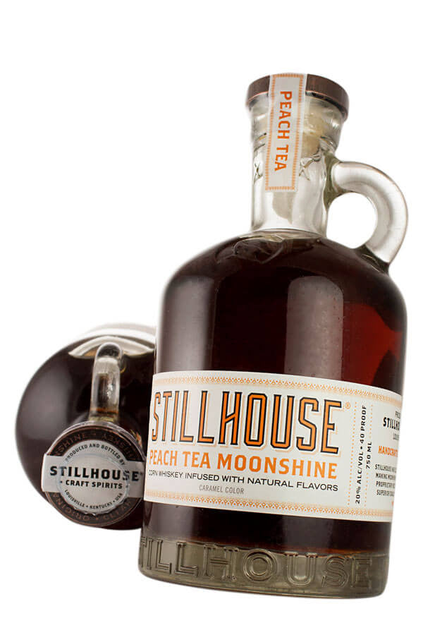 Stillhouse Peach Tea (Glass Jar) Moonshine at CaskCartel.com