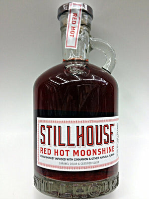Stillhouse Red Hot (Glass Jar) Moonshine at CaskCartel.com