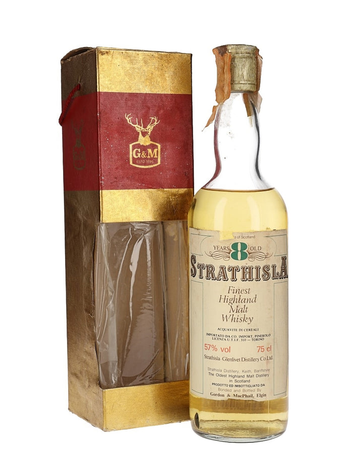 Strathisla 8 Year Old Bot.1980s Gordon & Macphail Speyside Single Malt Scotch Whisky