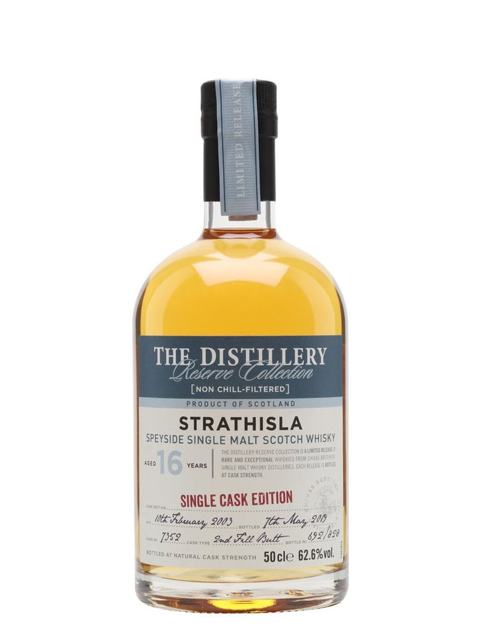 Strathisla 2003 16 Year Old Distillery Edition Speyside Single Malt Scotch Whisky | 500ML