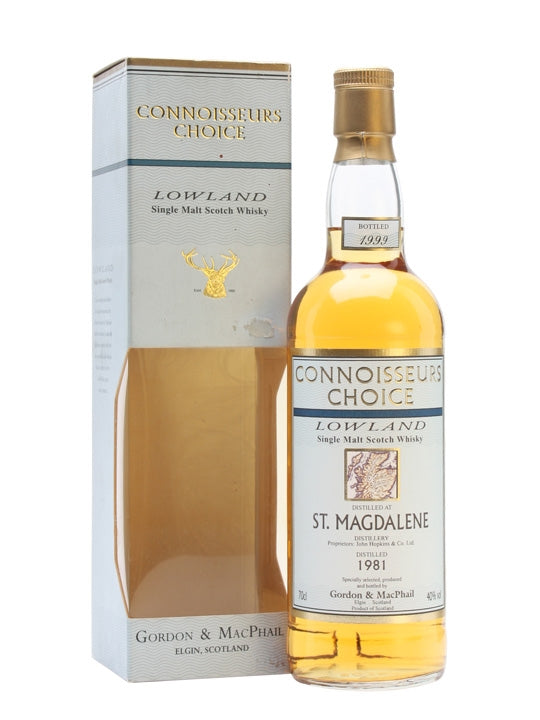 St Magdalene (Gordon & MacPhail) Connoisseurs Choice Bottled 1999 1981 Lowland Single Malt Scotch Whisky | 700ML