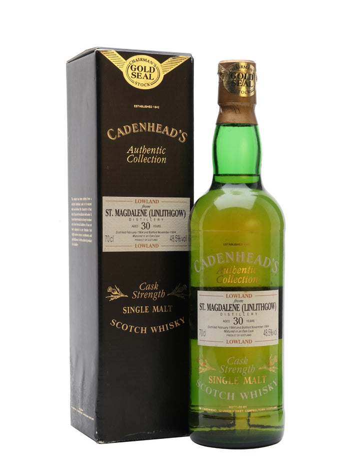 St Magdalene 1964 30 Year Old Cadenhead's Lowland Single Malt Scotch Whisky | 700ML