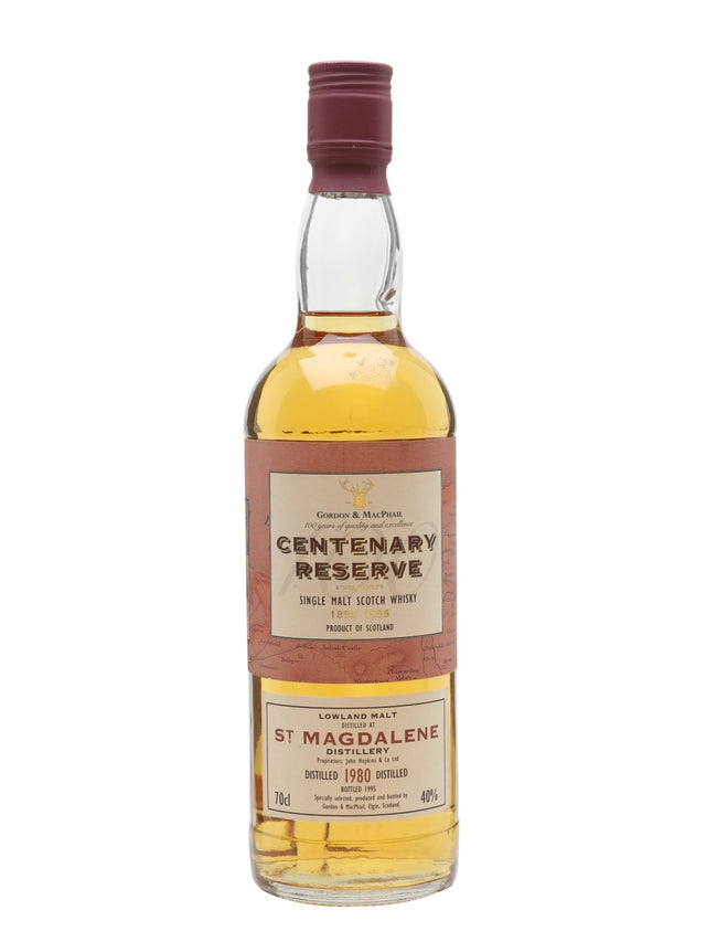 St Magdalene 1980 Centenary Reserve Gordon & MacPhail Lowland Single Malt Scotch Whisky | 700ML at CaskCartel.com