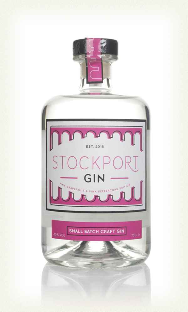 Stockport Pink Grapefruit & Pink Peppercorn Edition Flavoured Gin | 700ML