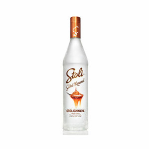 Stolichnaya Salted Karamel Flavored Russian Vodka |1L at CaskCartel.com
