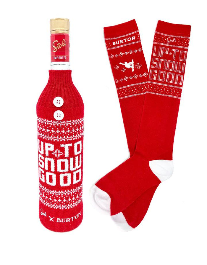 Stoli® Premium With Bottle Sweater And Socks Vodka