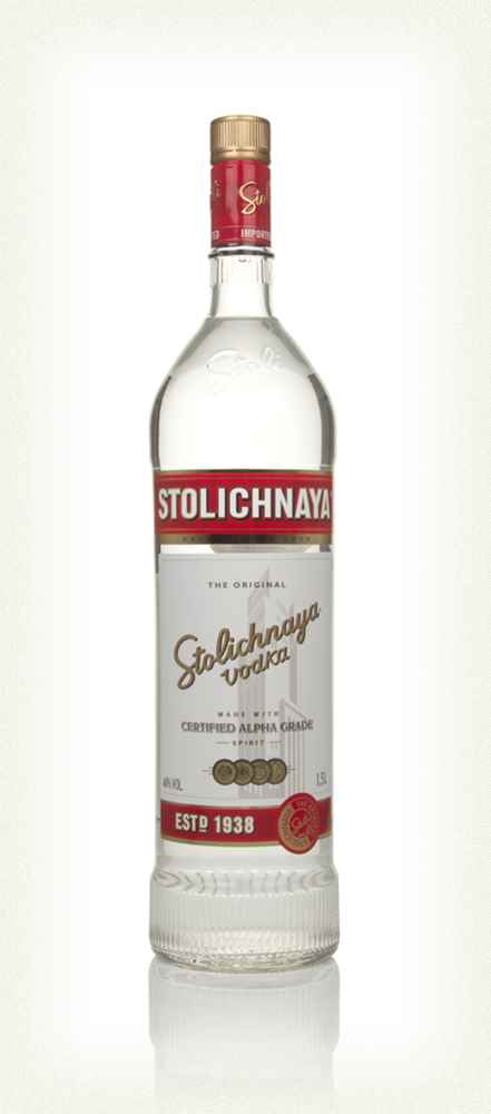 Stolichnaya Red Label Plain Vodka | 1.5ML