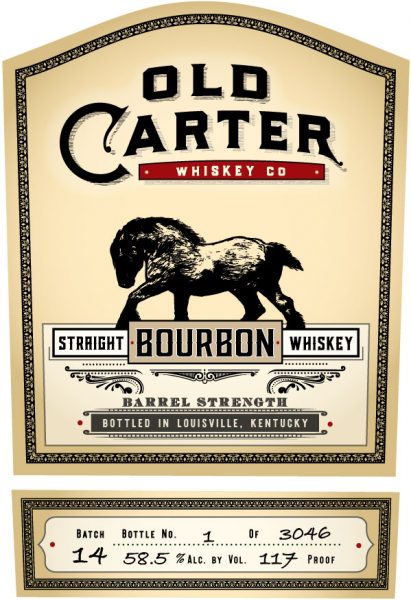 Old Carter Batch 14  Bourbon Whiskey