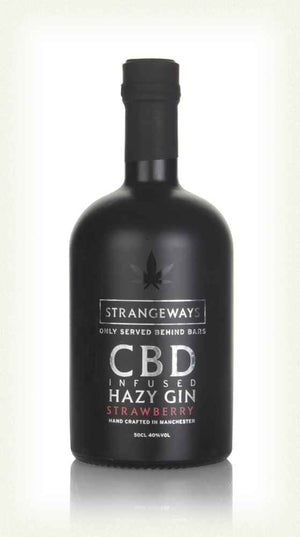 Strangeways CBD Infused Hazy Dry Strawberry Flavoured Gin | 500ML at CaskCartel.com