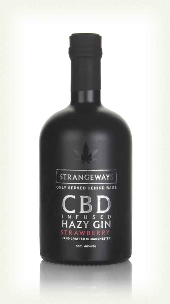 Strangeways CBD Infused Hazy Dry Strawberry Flavoured Gin | 500ML