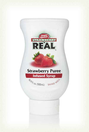 Strawberry Reàl Puree Infused Syrup Syrups-and-Cordials | 500ML at CaskCartel.com