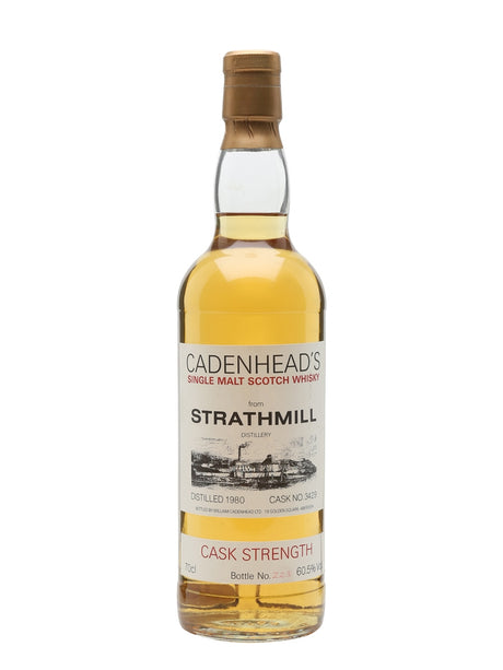 Strathmill 1980 Cask #3429 Cadenhead's Speyside Single Malt Scotch Whisky | 700ML at CaskCartel.com