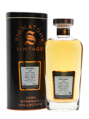 Strathmill 1996 22 Year Old Signatory Speyside Single Malt Scotch Whisky | 700ML at CaskCartel.com