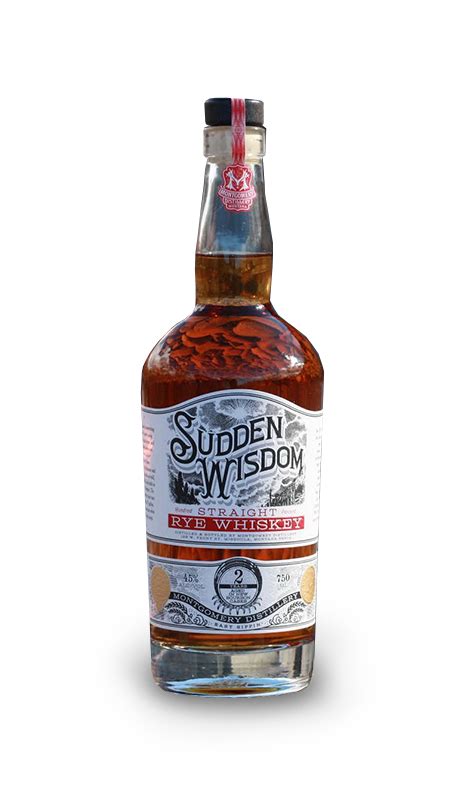 Montgomery Distillery Sudden Wisdom Rye Whiskey