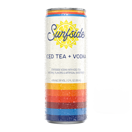 Surfside Iced Tea + Vodka Cocktail | 4*355ML at CaskCartel.com