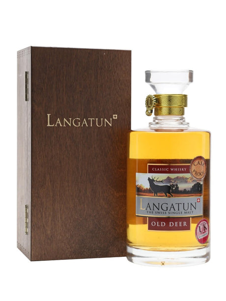 Langatun Old Deer Cask Proof (Proof 119.4) Classic Whisky | 500ML at CaskCartel.com